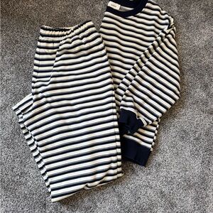 Böhme Navy striped matching set